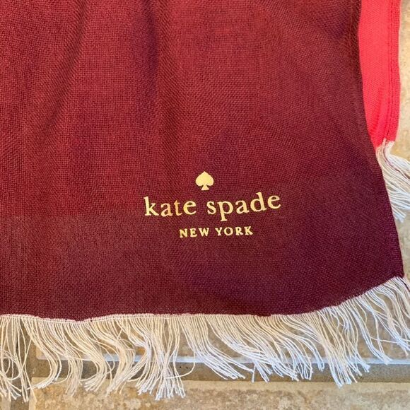 kate spade Accessories - Kate Spade Pink Multi Color Scarf! ♠️ ❤️